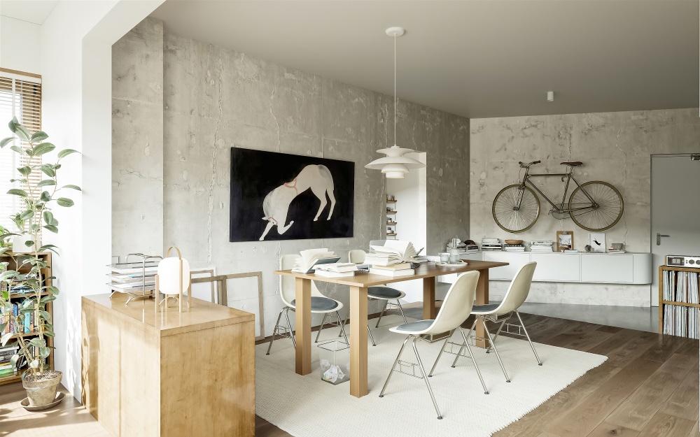 中古風(fēng)辦公與生活的結(jié)合